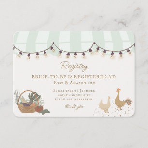 Green Farmers Market Boerderij Fresh Registry Invo Informatiekaartje