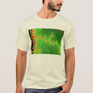 Green Fault Line T-Shirt