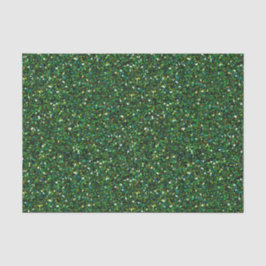 Green Faux Glitter Tissuepapier
