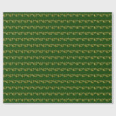 Green, Faux Gold 67th (67th) Event Cadeaupapier (Vlak)