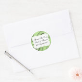 Green Favours Jam Jar Les Étiquettes Diffusent L'A (Enveloppe)