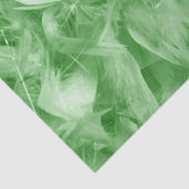 Green Feathers Tissuepapier (Detail)