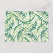 Green Ferme Mariage Wishing Well Cartes (Dos)