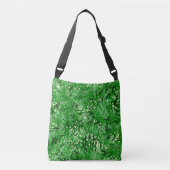 Green Fern Cross-body Canvas tas (Voorkant)