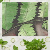 Green Fern Kitchen Towel Theedoek (Gevouwen)