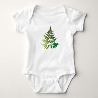 Green Fern Leaf Romper