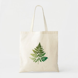 Green Fern Leaf Tote Bag