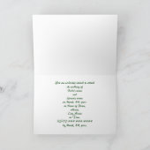 Green Ferns - Cartes d'invitations de mariage, mod (Intérieur)