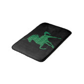 Green Fire Unicorn Bath Mat (Gekanteld)