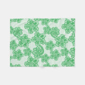 Green Fleece Blanket Deken (Voorkant (Horizontaal))