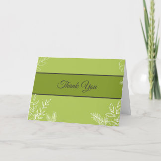 Green Floral bedankt je voor je werk