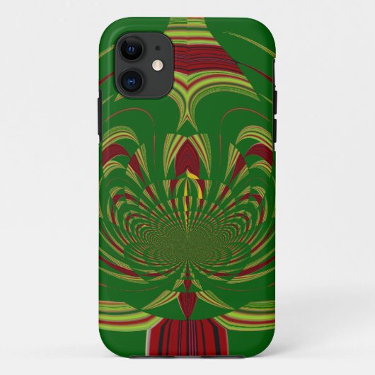 Green Floral Case-Mate iPhone Case (Achterkant)
