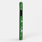 Green  Floral Damask Pattern Case-Mate iPhone Case (Achterkant/rechts)