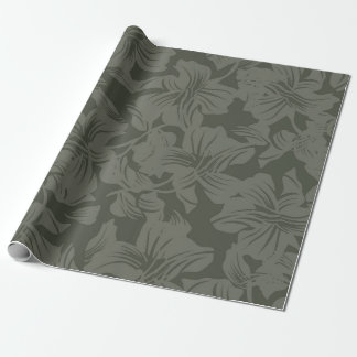 Green Floral naadloze patroonondergrondse abstract Cadeaupapier