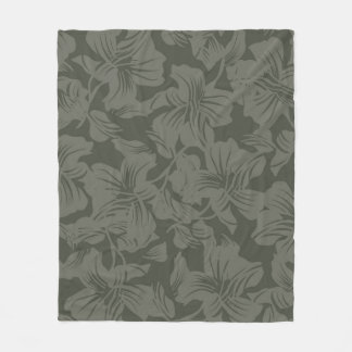 Green Floral naadloze patroonondergrondse abstract Fleece Deken