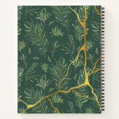 Green Floral Notitieboek (Achterkant)