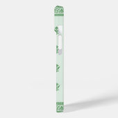 Green Floral Pattern Case-Mate iPhone Case (Achterkant / Links)