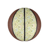 Green floral pattern girly women basketbal (Verticaal)