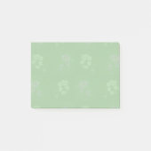 Green floral post-it® notes (Voorkant)