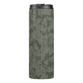 Green Floral seamless pattern backgroundabstract, Thermosbeker (Achterkant)