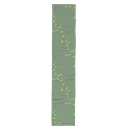 Green Floral Table Runner Medium Tafelloper