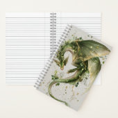 Green Floral Vine Wyvern/Dragon Journal (À l'intérieur)
