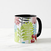 green florest and balck bird Mug (Devant droit)