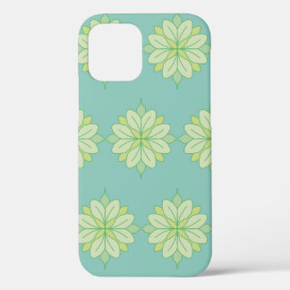 Green flower  iPhone 12 hoesje