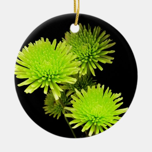 Green Flowers Ornament (Voorkant)