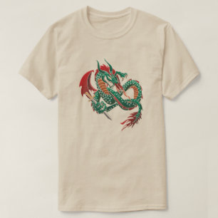 Green Flying Dragon T-shirt