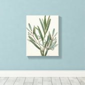 Green Foliage I | Een van de vier Canvas Afdruk (Insitu (Houten vloer))