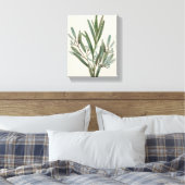 Green Foliage I | Een van de vier Canvas Afdruk (Insitu (Slaapkamer))