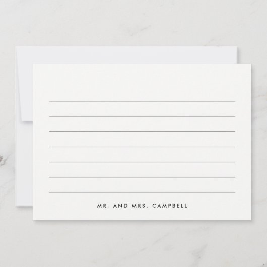 Green Foliage Mariage Merci Cartes (Dos)