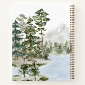 Green Forest Family Lake House Cabine Livre d'or (Dos)