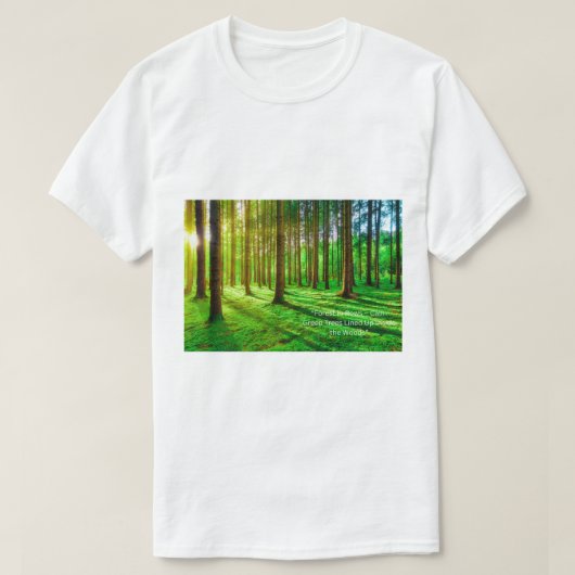 Green Forest Image - Lush Nature T-shirt (Design voorkant)