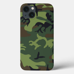 Green Forest Militaire Camo iPhone 13 Hoesje