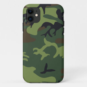 Green Forest Militaire Camo iPhone 11 Hoesje