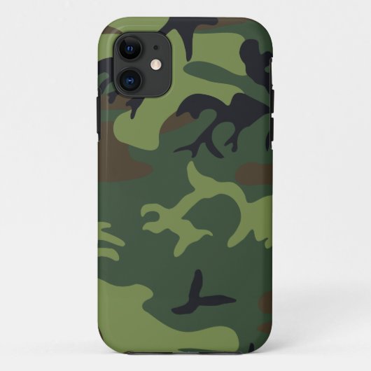 Green Forest Militaire Camo Case-Mate iPhone Case (Achterkant)