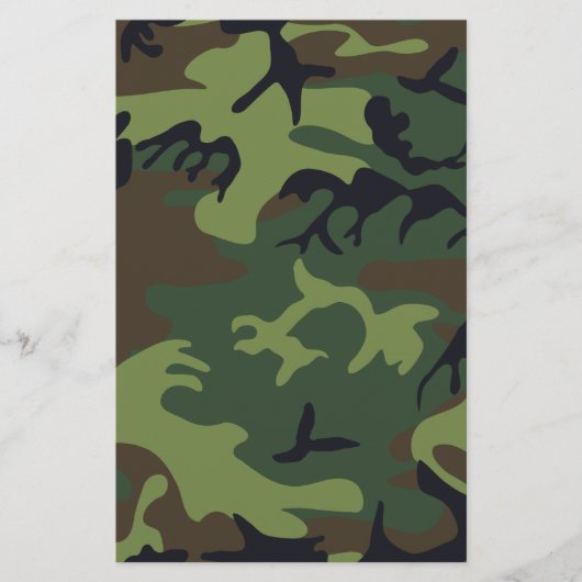 Green Forest Militaire Camo Flyer (Voorkant)