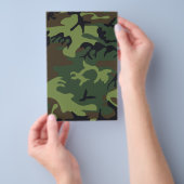 Green Forest Militaire Camo Flyer (Hand)