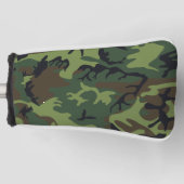 Green Forest Militaire Camo Golfheadcover (Voorkant)