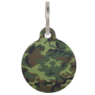 Green Forest Militaire Camo Huisdierpenning