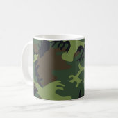 Green Forest Militaire Camo Koffiemok (Voorkant links)