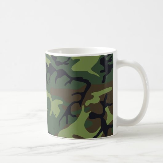 Green Forest Militaire Camo Koffiemok (Rechts)