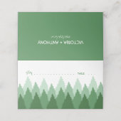 Green Forest Range Woodland bruiloft (Buitenkant ongevouwen)