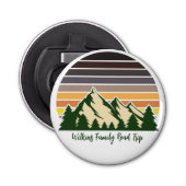 Green Forest Road Trip Cool  Button Flesopener (Voorkant)