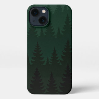 Green Forest Trees Phone Case – Nature-Inspired  iPhone 13 Hoesje