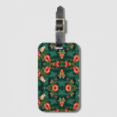 Green Forest Tropical Bagagelabel (Voorkant (verticaal))