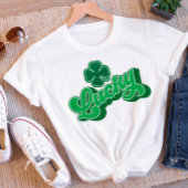 Green Four Leaf Clover Lucky T-Shirt