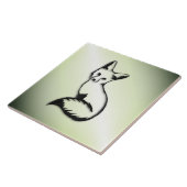 Green Fox Tegeltje (Zijkant)